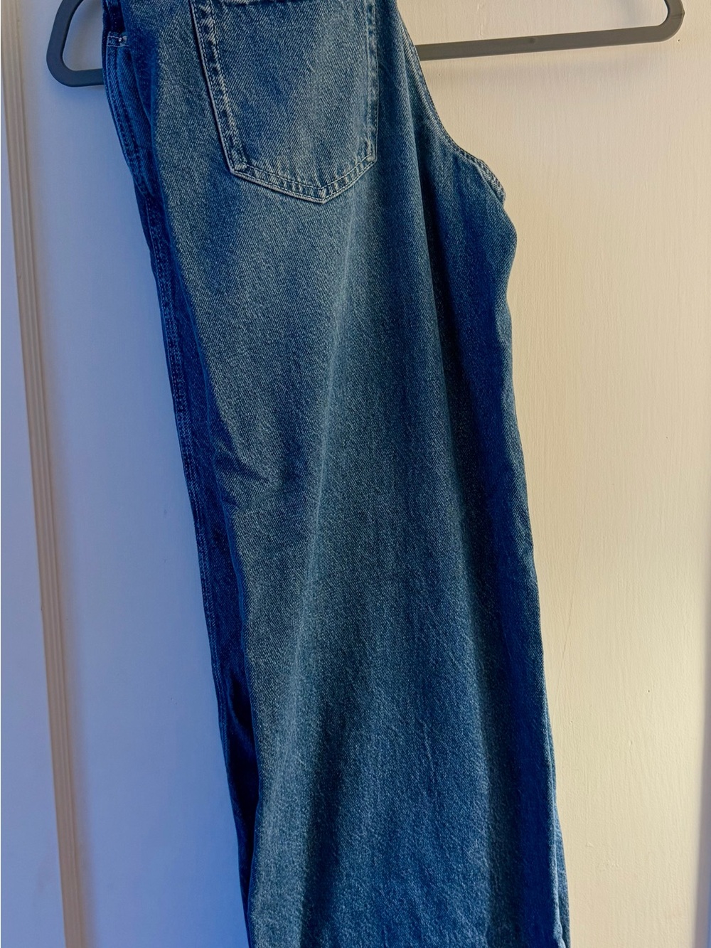 PacSun Women's Dark Blue Wide Leg Jeans